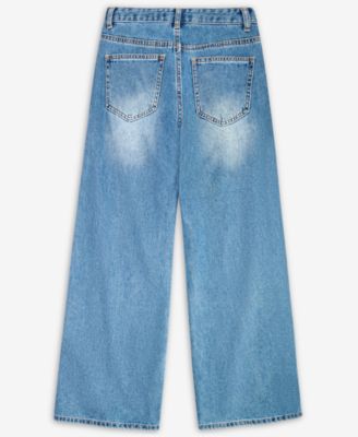 Big Girls Wide-Leg Jeans