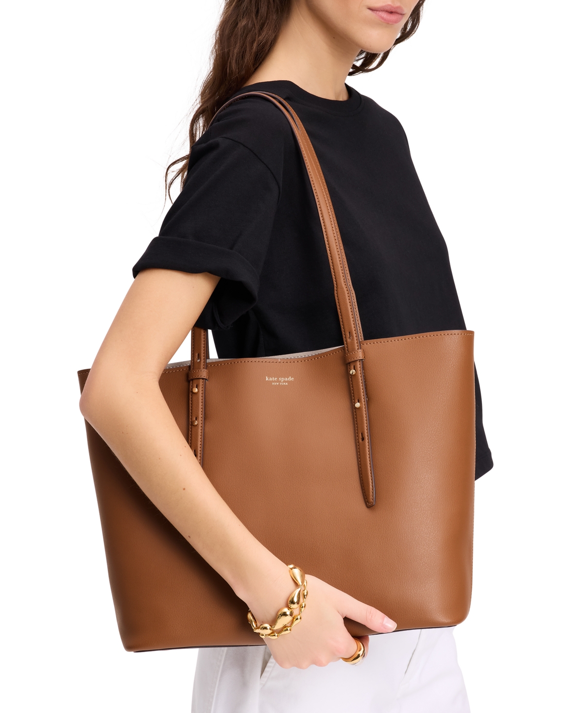 Shop Kate Spade Do It All Medium Leather Tote Bag