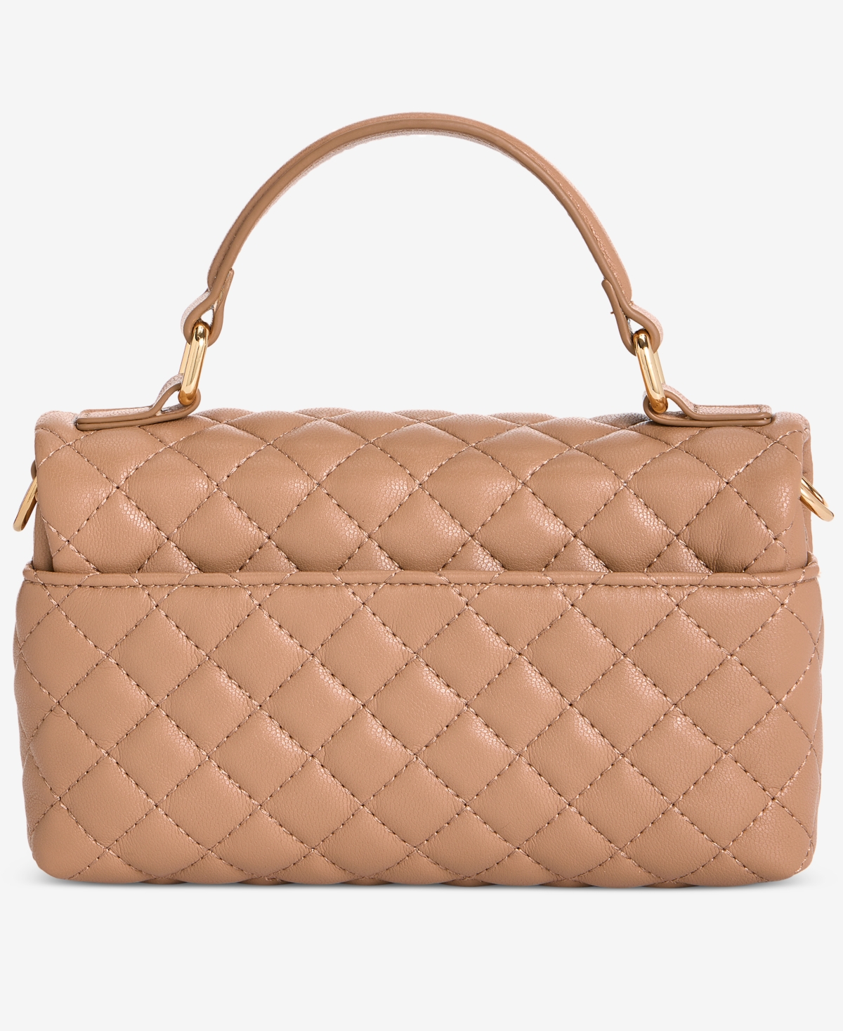Inc International Concepts Tollann Quilted Mini Crossbody, Exclusively At Macy's In Brown