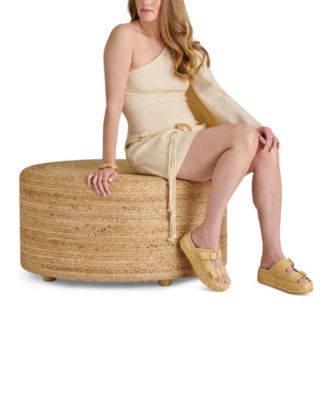 Women's Falyn Platform Double Buckle Raffia Woven Footbed Sandals