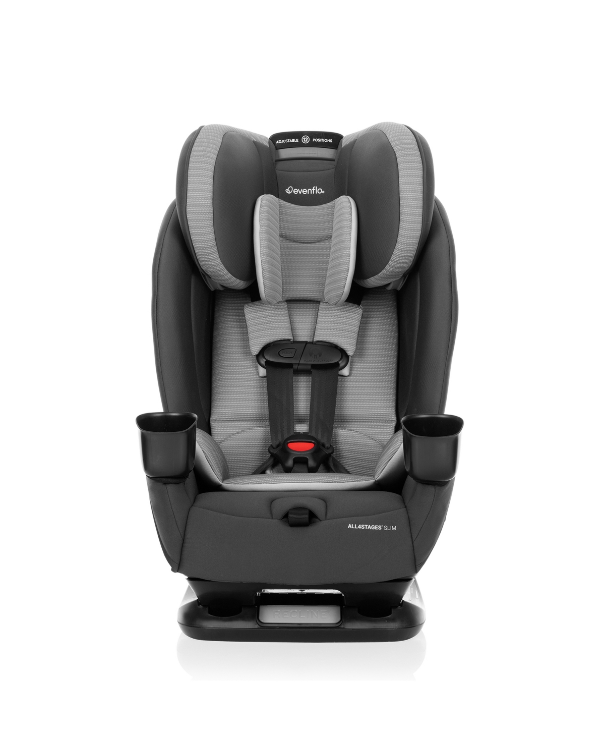 Evenflo Baby All 4 Stages Slim 4 In 1 Convertible Car Seat In Gray