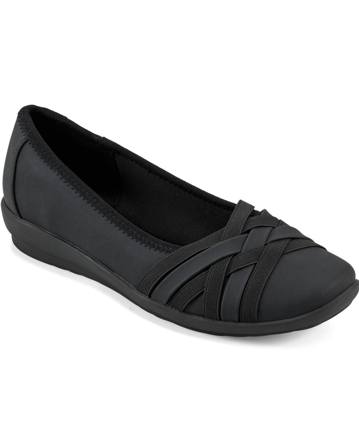 Women's Avva Woven Slip-On Ballet Flats - Black
