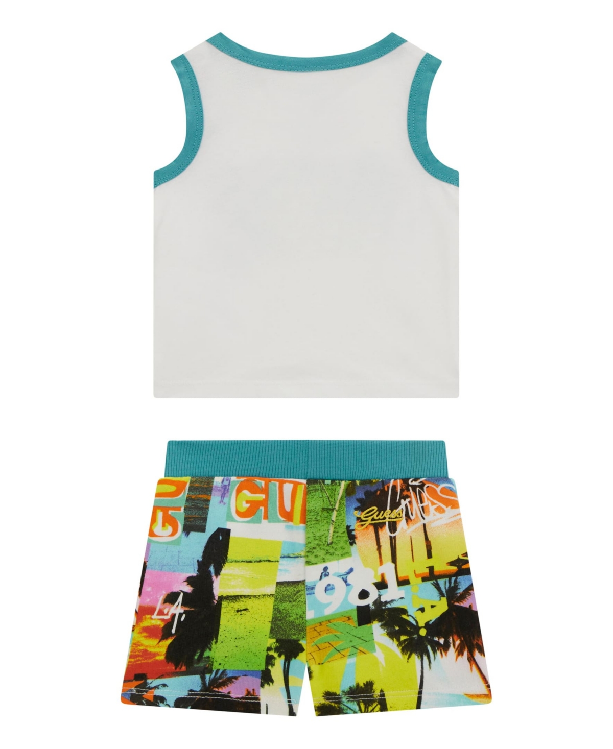 Guess Baby Boys 2-piece Tank Top And Shorts Set