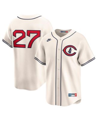 Nike - Men's Seiya Suzuki Cream Chicago Cubs Throwback Cooperstown Collection Limited Jersey
