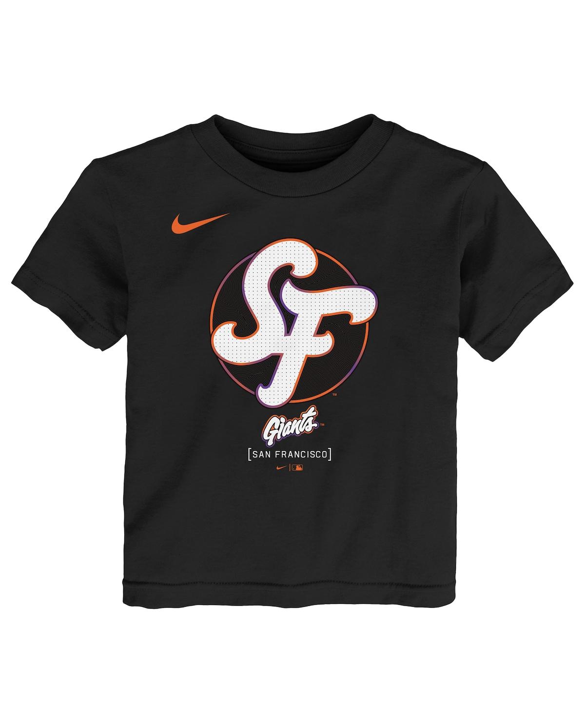 Nike Toddler Black San Francisco Giants 2025 City Connect Logo T-shirt
