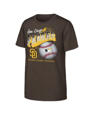 Outerstuff - Big Boys and Girls Brown San Diego Padres Outta Here T-Shirt