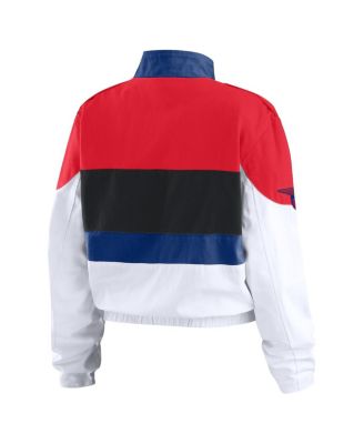 Women's Red/White Philadelphia Phillies Racing Full-Zip Jacket