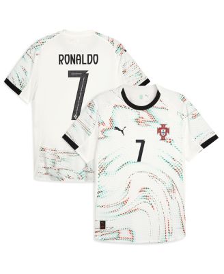 Puma - Men's Cristiano Ronaldo White Portugal National Team 2025 Away Authentic Jersey