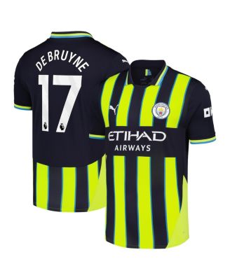 Puma - Men's Kevin De Bruyne Navy Manchester City 2024/25 Away Replica Player Jersey