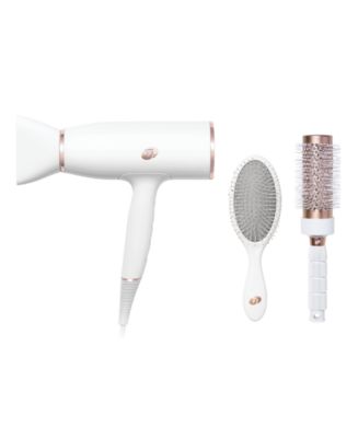 T3 Aireluxe ヘアドライヤー ホワイト アメリカ 海外対応 新品未使用 T3 AireLuxe Professional Hair Dryer and Brush Set - Macy's