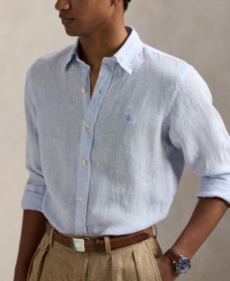 Men's Classic Fit Linen Shirt	