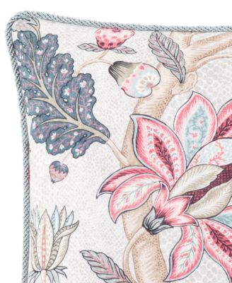 Talia Floral Print Decorative Pillow, 18" x 18"