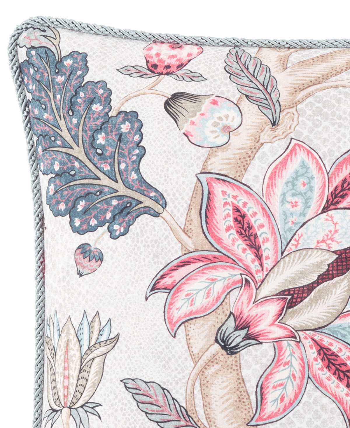 Rose Tree Talia Jacobean Print Decorative Pillow