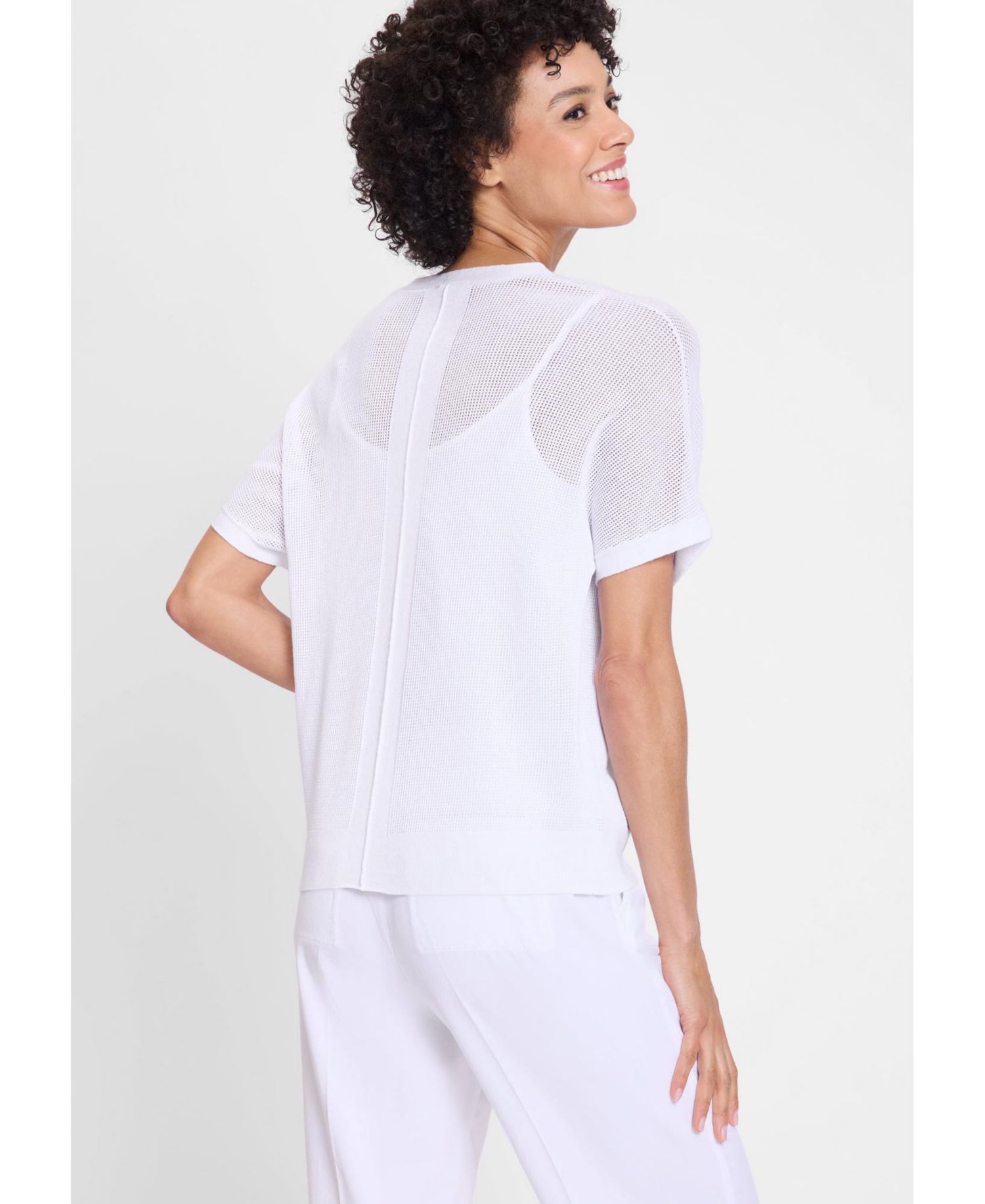 Women's Waffle Knit Pullover