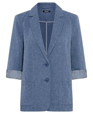 Women's Classic Cotton Linen Blazer