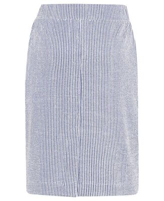 Women's Seersucker Pull-On Skirt