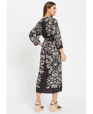 Women's Ornamental Print Dress