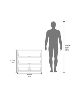 Goshen Dresser, 4 Drawers, 4 Legs, White