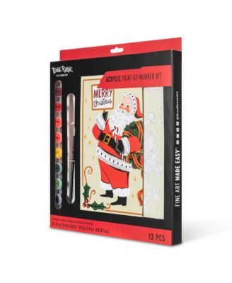 Acrylic Paint-By-Number Kit - Santa