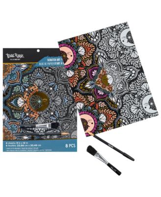 Scratch Art: Paper Pad - Moon & Sun