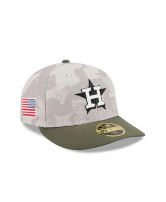 Men's Light Beige/Olive Houston Astros 2025 Armed Forces Day Low Profile 59FIFTY Fitted Hat