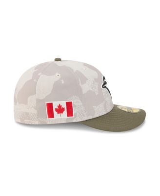Men's Light Beige/Olive Toronto Blue Jays 2025 Armed Forces Day 59FIFTY Fitted Hat