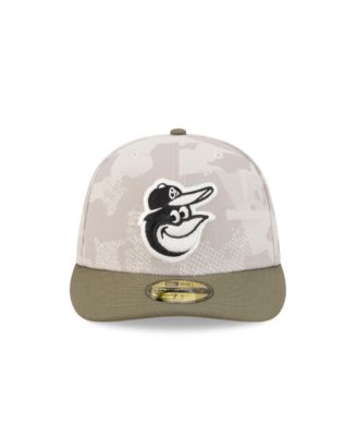 Men's Light Beige/Olive Baltimore Orioles 2025 Armed Forces Day 59FIFTY Fitted Hat