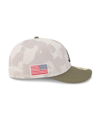 Men's Light Beige/Olive Atlanta Braves 2025 Armed Forces Day 59FIFTY Fitted Hat