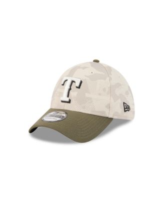New Era - Men's Light Beige/Olive Texas Rangers 2025 Armed Forces Day 39THIRTY Flex Hat