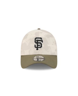 Men's Light Beige/Olive San Francisco Giants 2025 Armed Forces Day 39THIRTY Flex Hat