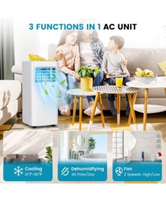 10000 BTU Portable Air Conditioner with 4 Modes