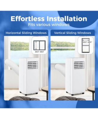 9000 BTU Portable Air Conditioner 3 in 1 AC Unit with Fan and Dehumidifier
