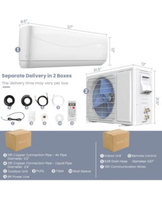 Blast Series 18000 BTU 19 SEER2 208-230V Ductless Mini Split Air Conditioner and Heater