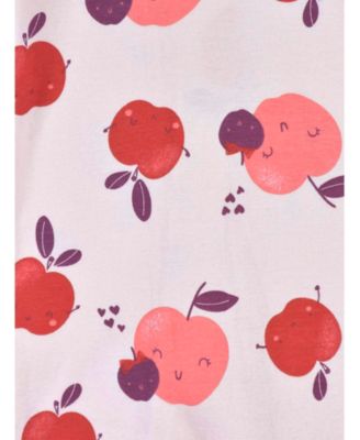 Toddler Girls 4-Pack Snug Fit Footed Cotton