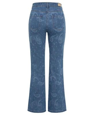 Women's Mona Fit Paisley Motif Jean
