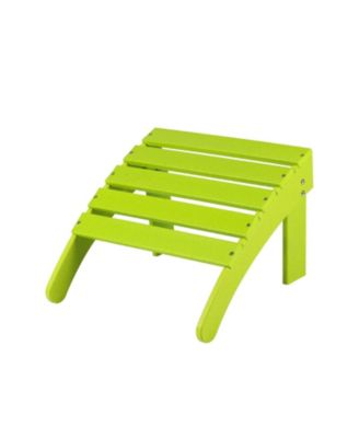 Outdoor Adirondack Ottoman, HDPE Adirondack Chair Ottoman, Outdoor Patio Weather Resistant  for Patio, Porch, Backyard, Garden, Lawn, Deck