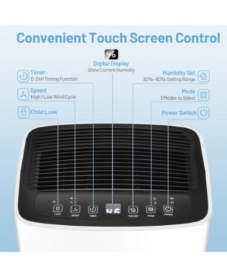 24 Pints 1500 Sq. ft Portable Dehumidifier For Medium To Large Spaces