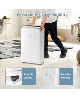 60-Pint Dehumidifier with 3-Color Digital Display for Home 4000 Sq. Ft