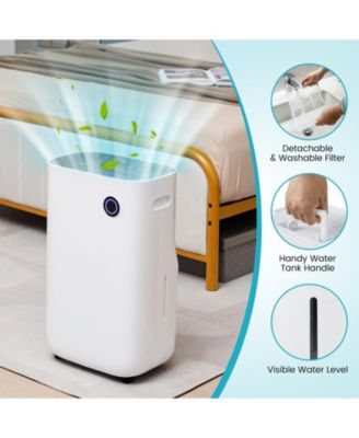 4500 Sq. Ft Dehumidifier with 5 Modes and 3-Color Indicator Light