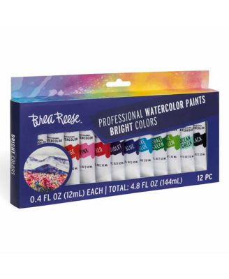 Professional Watercolor Paint Set: Bright Colors