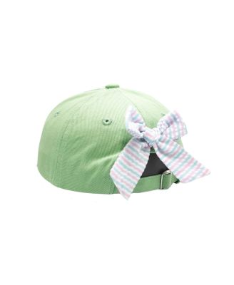 Girls CAMP Bow Baseball Hat