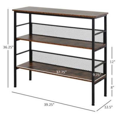5-Tier Stackable Shoe Rack, 15-Pairs Sturdy Shoe Shelf Storage