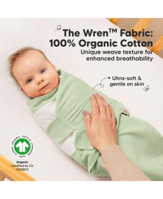 3pk Soothe Wren Swaddle Sleep Sacks, Newborn Swaddles Wrap 0-3 Months, Soft Baby Wearable Blanket