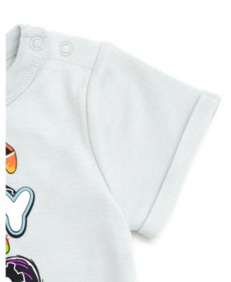 Toddler Boys Romper and Bucket Sun Hat Outfit Set