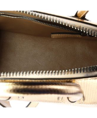 Mini Antigona Bag Embossed Leather