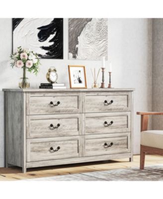 6 Drawer Dresser Chest of Drawers
