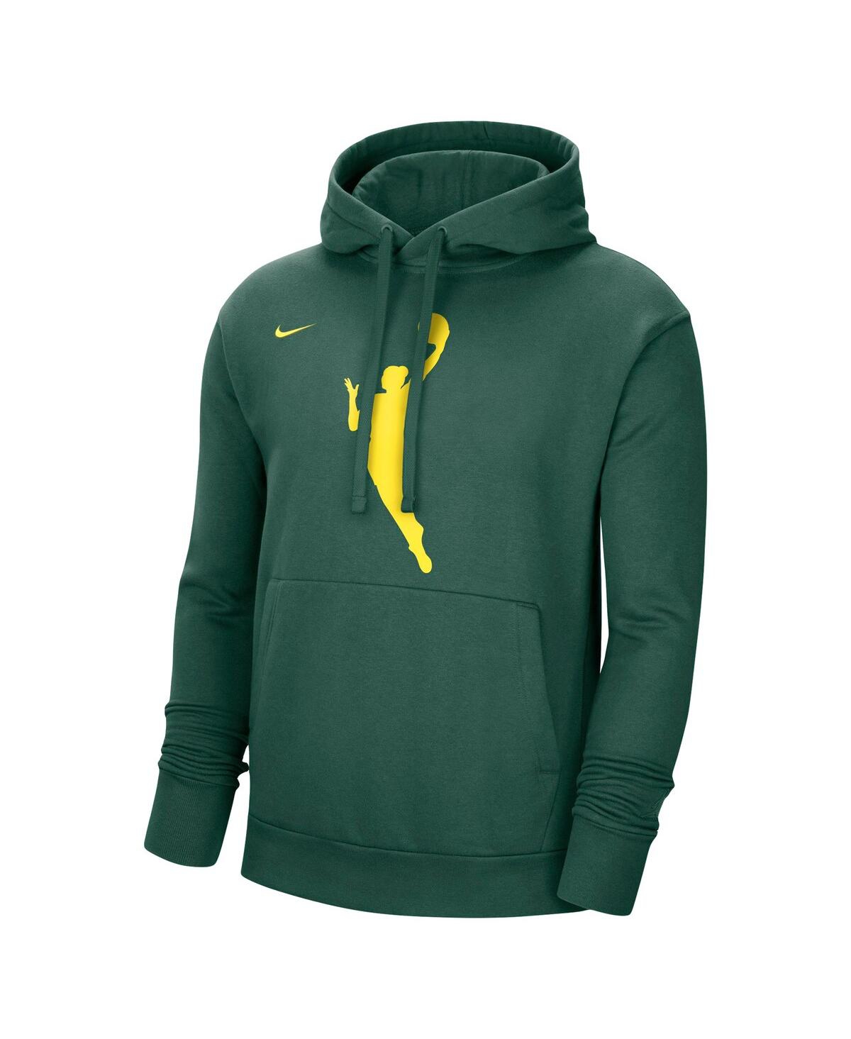 Nike Men's And Women'sâ Hunter Green Wnba Logo Woman Team 13 Pullover Hoodie