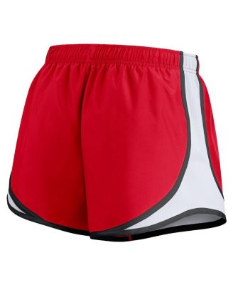 Women's Red Ohio State Buckeyes Spring Break Tempo Performance Shorts