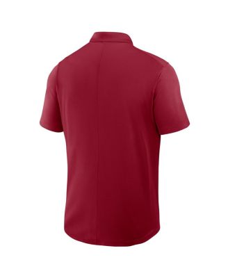Men's Crimson Alabama Crimson Tide Primetime Victory Primary Logo Performance Polo Shirt