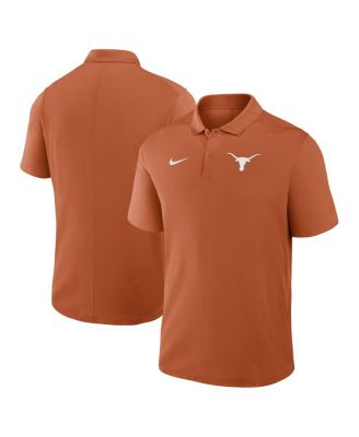 Nike - Men's Texas Orange Texas Longhorns Primetime Victory Primary Logo Performance Polo Shirt